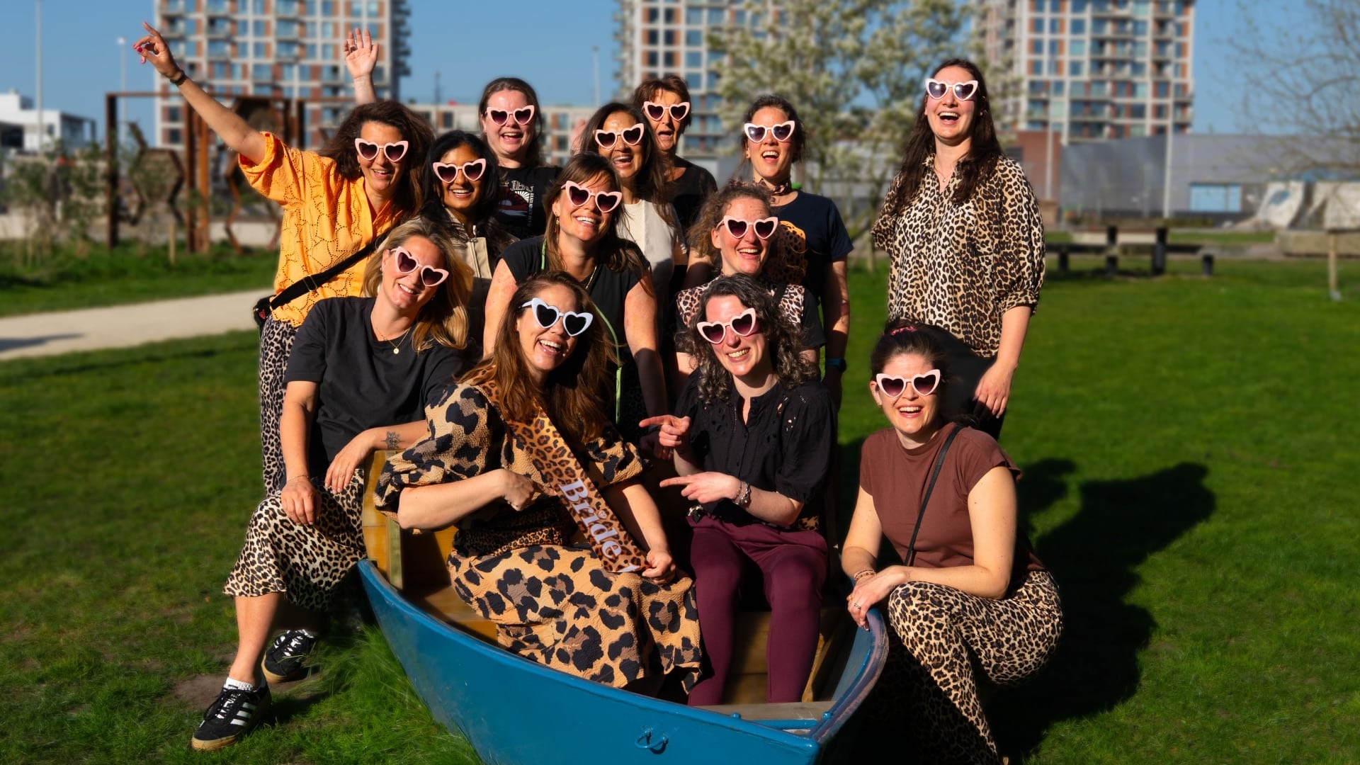 Hen party in Amsterdam.