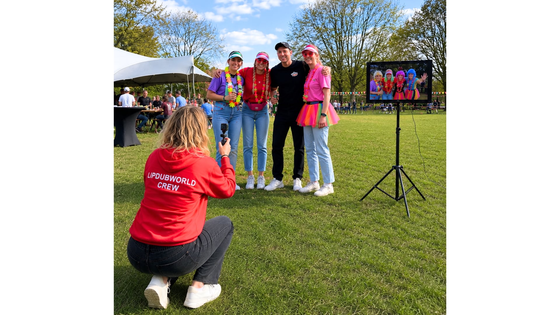 Lipdubworld op locatie lipdub event maken